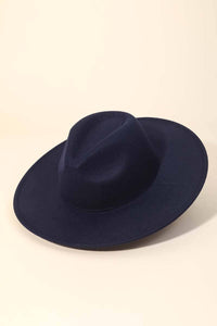 Flat Brim Fedora Fashion Hat