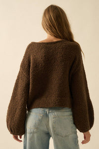 Telli Bubble Sleeve Sweater