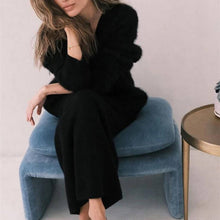 Load image into Gallery viewer, Willow Cozy Faux Mink Cardigan Sweater