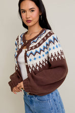 Load image into Gallery viewer, REMI RAGLAN SLEEVE CROPPED CARDIGAN