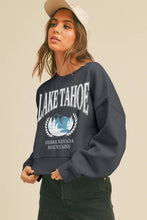 Load image into Gallery viewer, Lake Tahoe Sierra Nevada Mountains Short Cropped Sweatshirt