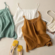 Load image into Gallery viewer, Boho Cotton Cami Tank Top