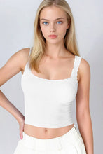 Load image into Gallery viewer, Lettuce Edge Crop Top