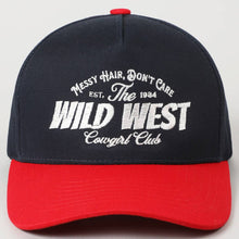 Load image into Gallery viewer, Messy Hair Wild West Cowgirl Club Embroidery Hat