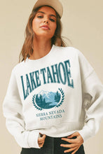 Load image into Gallery viewer, Lake Tahoe Sierra Nevada Mountains Short Cropped Sweatshirt
