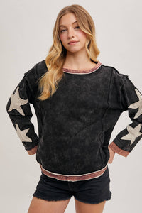 EMI STAR SLEEVED TOP