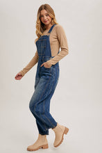 Load image into Gallery viewer, DENIM BARREL OVERALLS