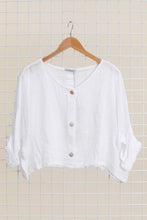 Load image into Gallery viewer, Italian Linen Button Down Top
