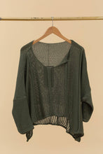 Load image into Gallery viewer, Bizou Asymmetrical Cotton Sweater - France