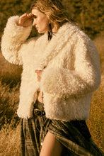 Load image into Gallery viewer, Farrah Faux Fur Shawl-Collar Jacket