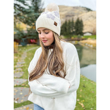 Load image into Gallery viewer, Daisy Patterned C.C Beanie