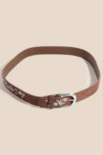 Load image into Gallery viewer, Soft Floral Embroidered Vegan Leather Belt
