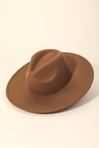 Flat Brim Fedora Fashion Hat