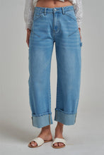Load image into Gallery viewer, Dark Denim Cuffed Jean