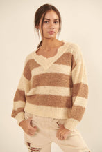 Load image into Gallery viewer, Striped Summer Knit Sweater