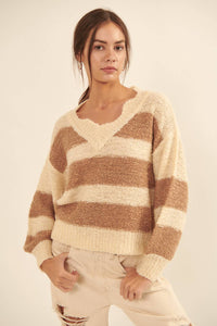 Striped Summer Knit Sweater