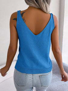 Twist Knitted Tank Top