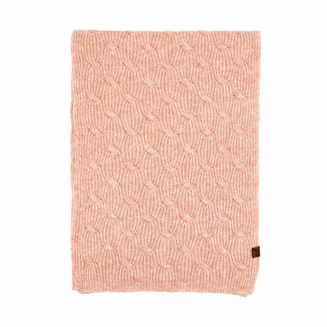 Chain Link Knitted C.C Scarf