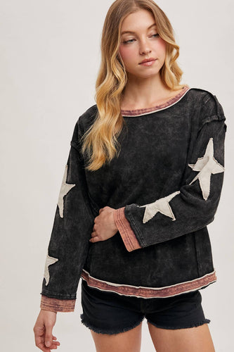 EMI STAR SLEEVED TOP