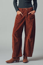 Load image into Gallery viewer, Cora Corduroy Barrel Jeans