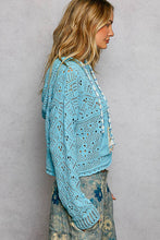 Load image into Gallery viewer, Chandy Crochet Hoodie Sweater