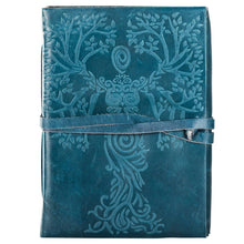 Load image into Gallery viewer, BLUE SUEDE GODDESS TREE JOURNAL