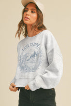 Load image into Gallery viewer, Tahoe Bear Short Cropped Long Sleeve Sweatshirt
