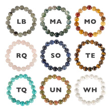 Load image into Gallery viewer, Crystal Gemstone Stretch Bracelets