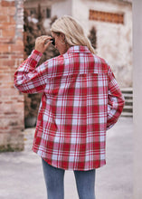 Load image into Gallery viewer, Women&#39;s Loose Flannel Plaid Shirt