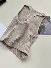 Load image into Gallery viewer, Washed Racerback tank top