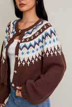Load image into Gallery viewer, REMI RAGLAN SLEEVE CROPPED CARDIGAN