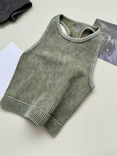 Load image into Gallery viewer, Washed Racerback tank top