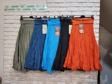 Load image into Gallery viewer, Italian Cotton Maxi Skirt
