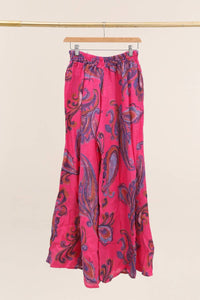 Italian Linen Print Pants