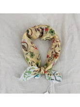 Load image into Gallery viewer, Scarvii - Vintage Floral Border Square Scarf