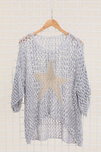 Load image into Gallery viewer, French Cotton Knit Sweater with Star