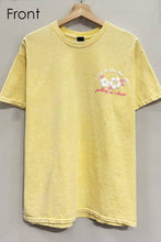 Load image into Gallery viewer, Love is Like the Tide Lemon Mineral-Dyed Tee