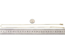 Load image into Gallery viewer, Dainty Thin Gold Filled box Chain Necklace, sku#ZX105