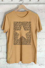 Load image into Gallery viewer, STAR LEOPARD GRAPHIC TSHIRTS