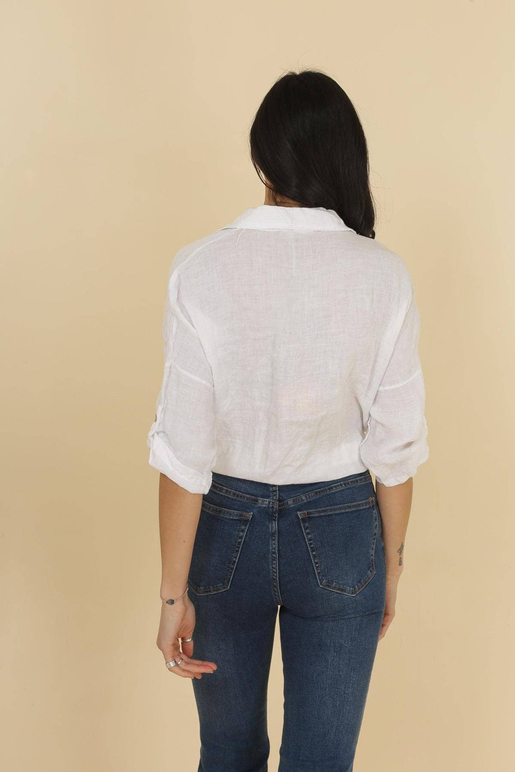 Adore - 100% Italian linen blouse