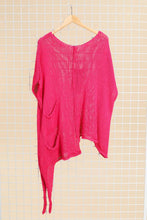 Load image into Gallery viewer, Nottie Long Asymmetrical Cotton Sweater- France