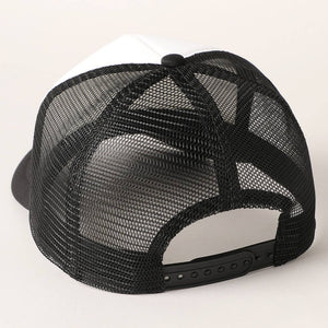Blank Trucker, choose a removable patch