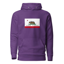 Load image into Gallery viewer, Unisex Hoodie CA Flag with Bear - Lake Tahoe