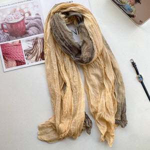 Gradient Soft Crinkle Scarf