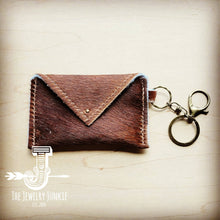 Load image into Gallery viewer, Sierra Credit Card Wallet-Brown/Tan Hair on Hide