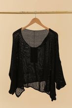 Load image into Gallery viewer, Bizou Asymmetrical Cotton Sweater - France