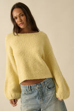 Load image into Gallery viewer, Telli Bubble Sleeve Sweater