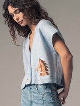Load image into Gallery viewer, Western Horse V Neck Cropped Cardigan