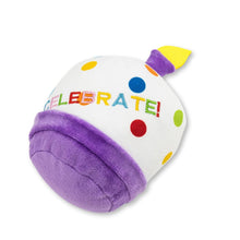 Load image into Gallery viewer, 4-Piece Dog Birthday Kit: Bandana, Hat, Bow Tie, Plush Toy