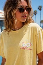 Load image into Gallery viewer, Love is Like the Tide Lemon Mineral-Dyed Tee